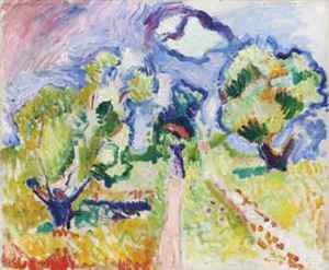 Matisse’s Promenade des Oliviers which the Steins lent to a Berlin gallery in July 1914, and recently sold for £2.77 million in London 